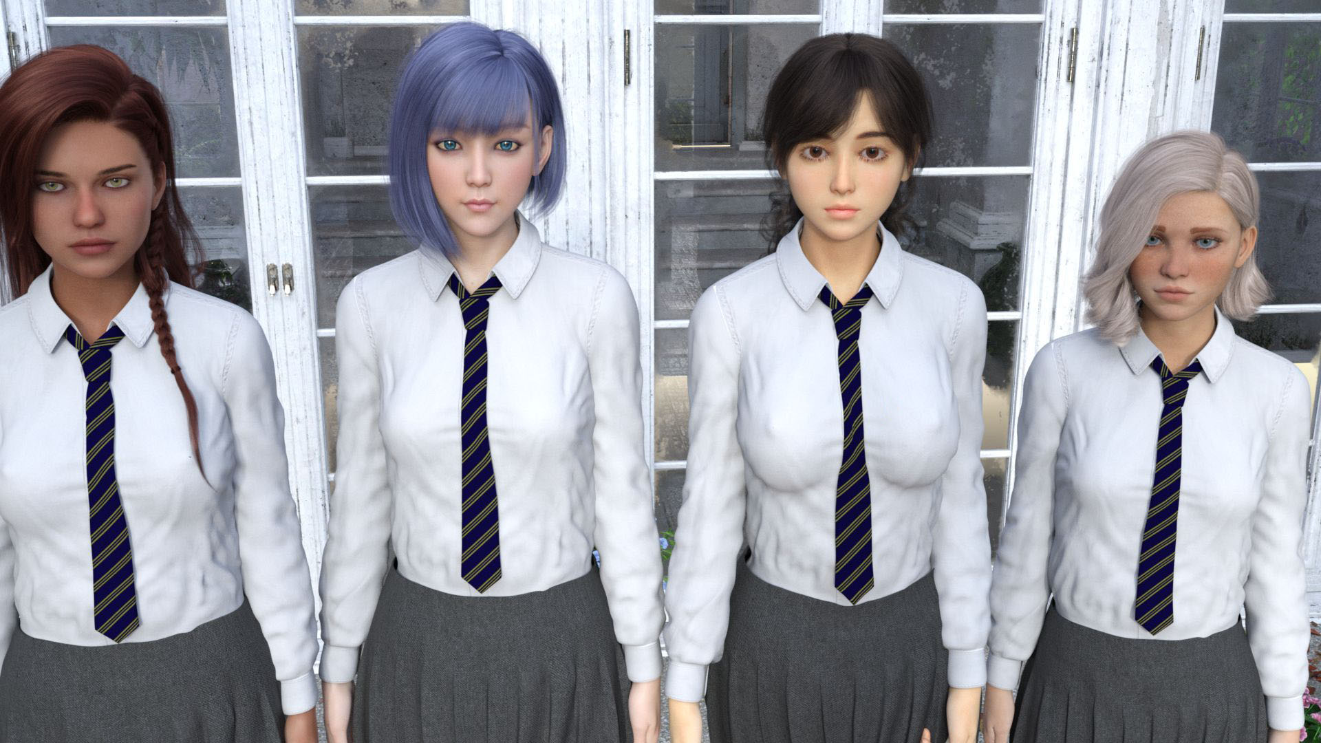 Торрент игры на русском языке Школа Нудистов [v.0.19] (2022) [Ren ...